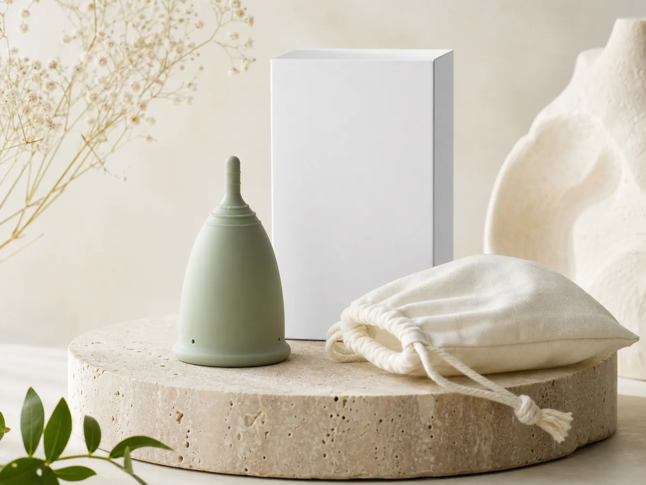 Private label large menstrual cups