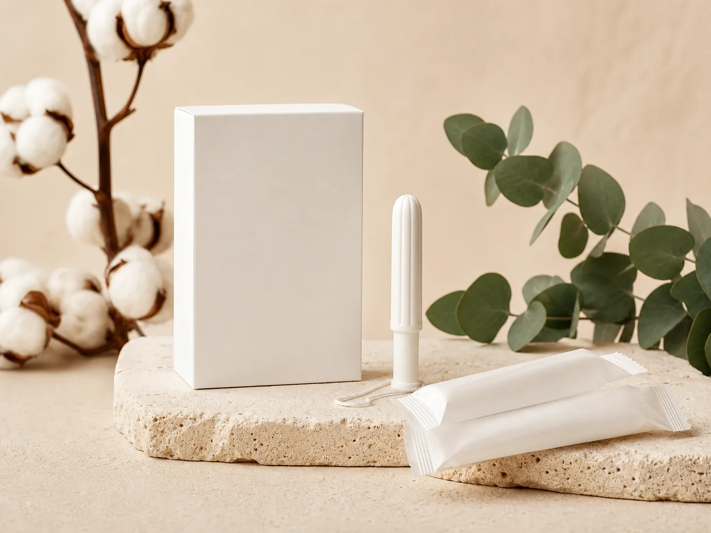 Private label tampon manufacturing and packaging