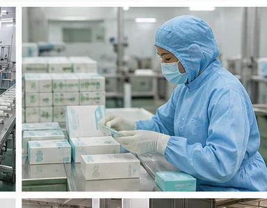 Quality control inspection in tampon production