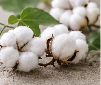 Organic cotton material for tampon manufacturing