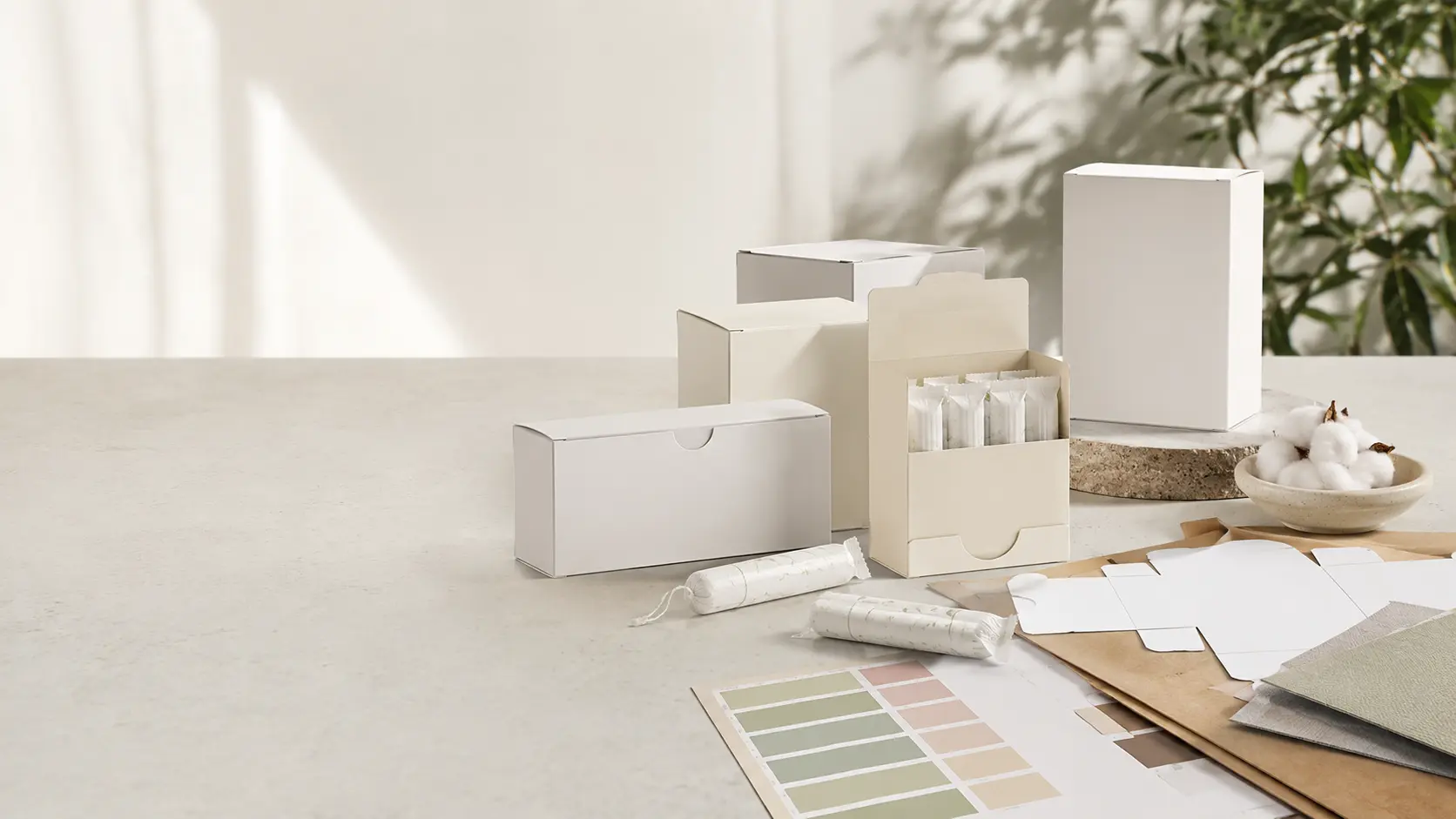 Private-label tampon packaging formats and artwork review