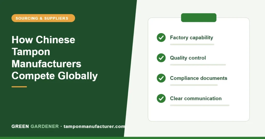 How Chinese Tampon Manufacturers Compete Globally