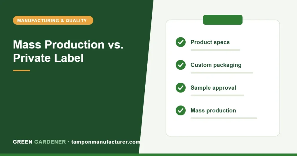 Mass Production vs. Private Label: How to Choose the Right Manufacturing Solution