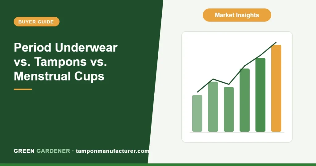 Period Underwear vs. Tampons vs. Menstrual Cups: A Complete Market Comparison for Brand Builders in 2026