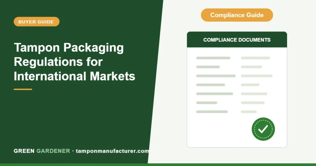 Tampon Packaging Regulations for International Markets