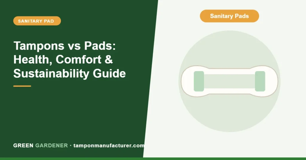 Tampons vs Pads: Health, Comfort & Sustainability Guide