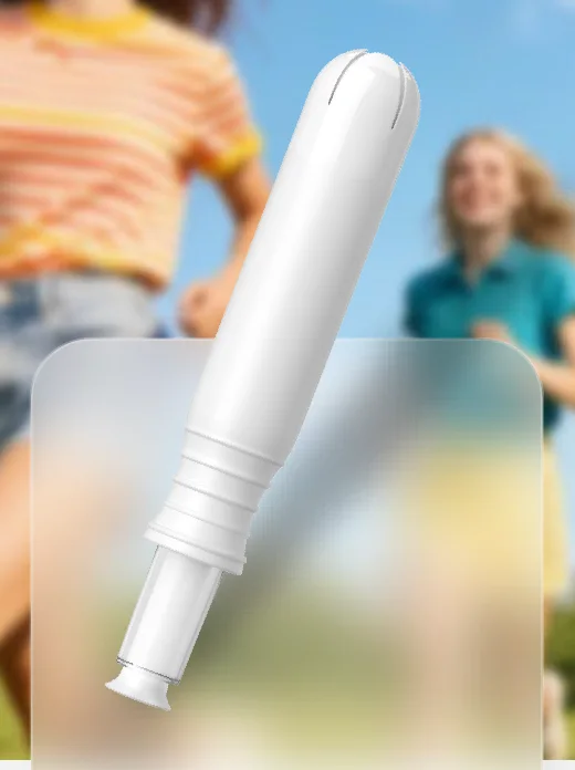 Compact 3-piece applicator tampon