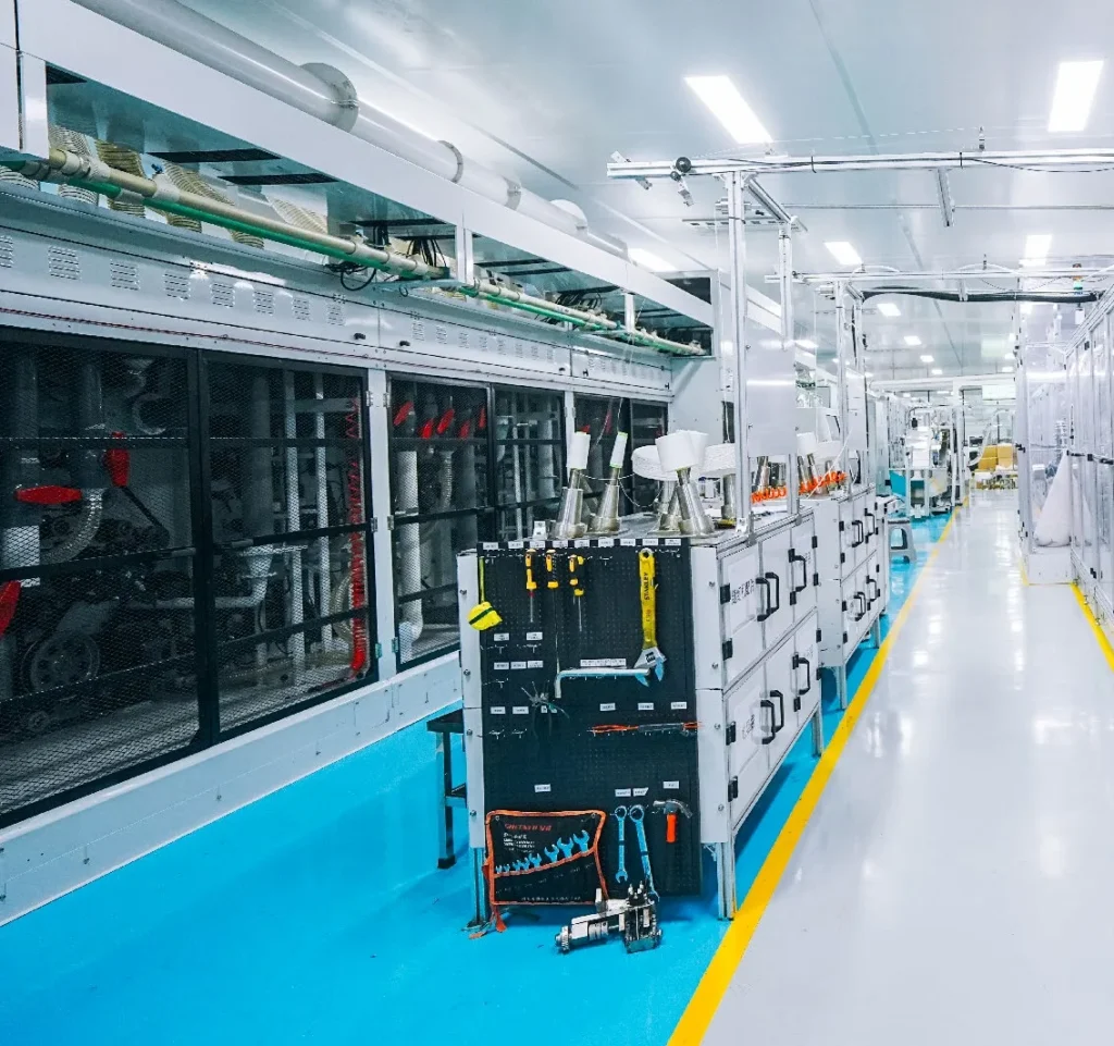 Fully automatic tampon production line